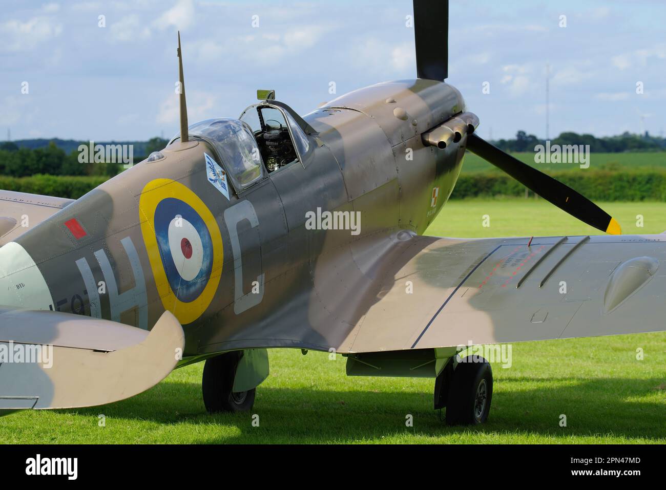 Vickers Supermarine Spitfire VB, BM597, G-MKVB, Old Warden, Biggleswade, Bedfordshire, England, Stockfoto