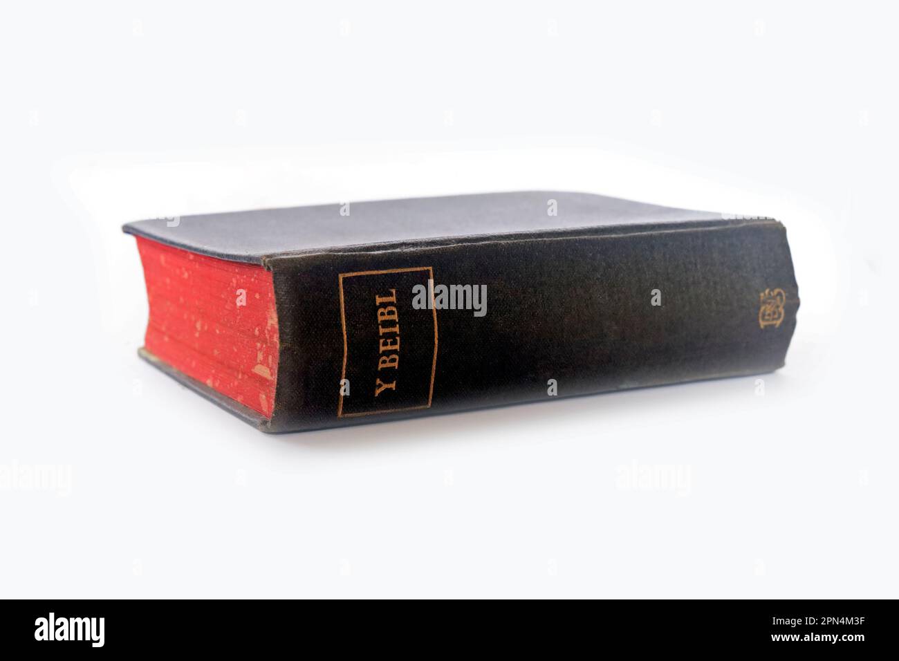 Y Beibl - walisische Sprachfassung der Bibel. Hardback-Buch. Stockfoto