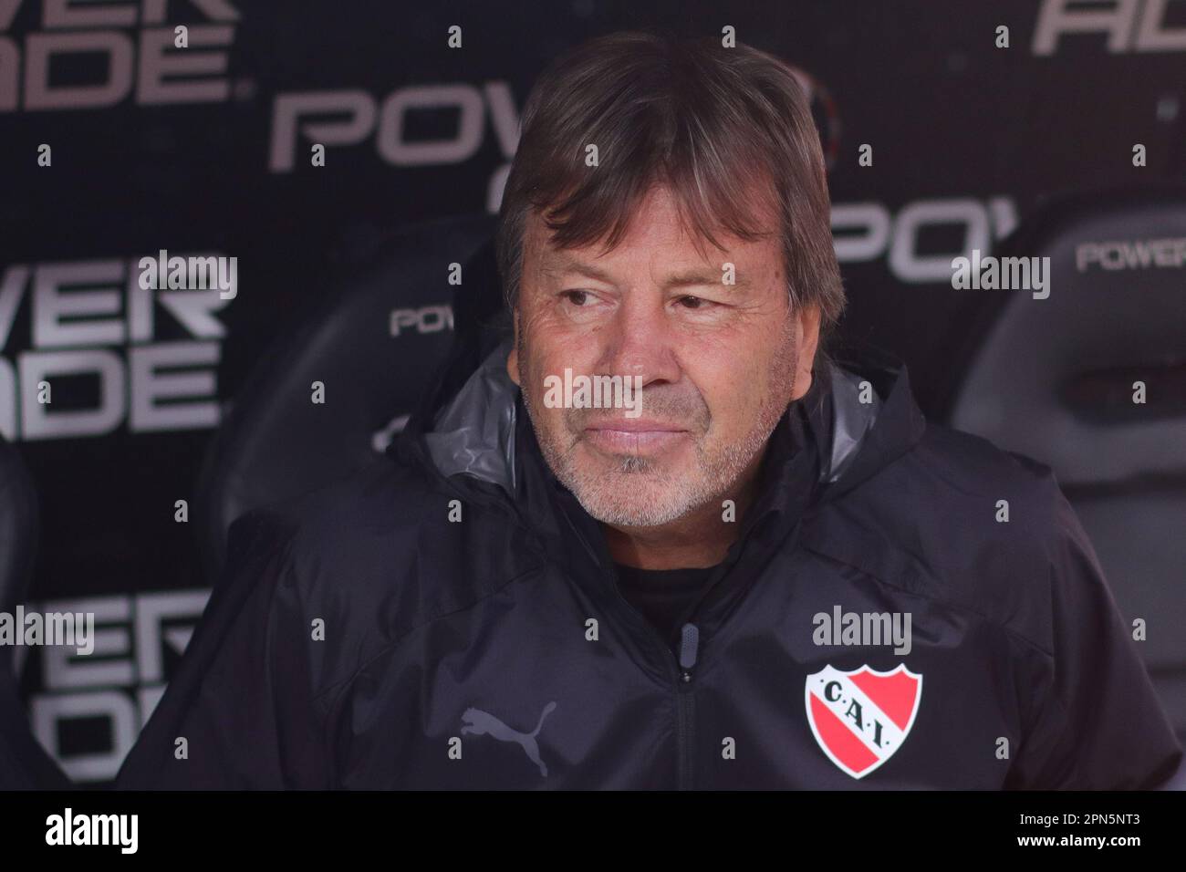 Buenos Aires, Argentinien. 16. Februar 2023. Ricardo Zielinsky Trainer von Independiente bei einem Spiel für die 12. Runde des argentinischen Liga Profesional de Fútbol Binance Cup im Libertadores Stadium ( Kredit: Néstor J. Beremblum/Alamy Live News Stockfoto