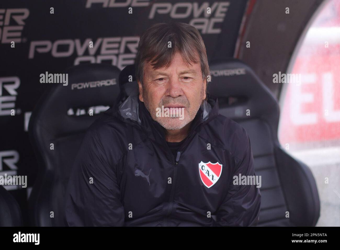 Buenos Aires, Argentinien. 16. Februar 2023. Ricardo Zielinsky Trainer von Independiente bei einem Spiel für die 12. Runde des argentinischen Liga Profesional de Fútbol Binance Cup im Libertadores Stadium ( Kredit: Néstor J. Beremblum/Alamy Live News Stockfoto