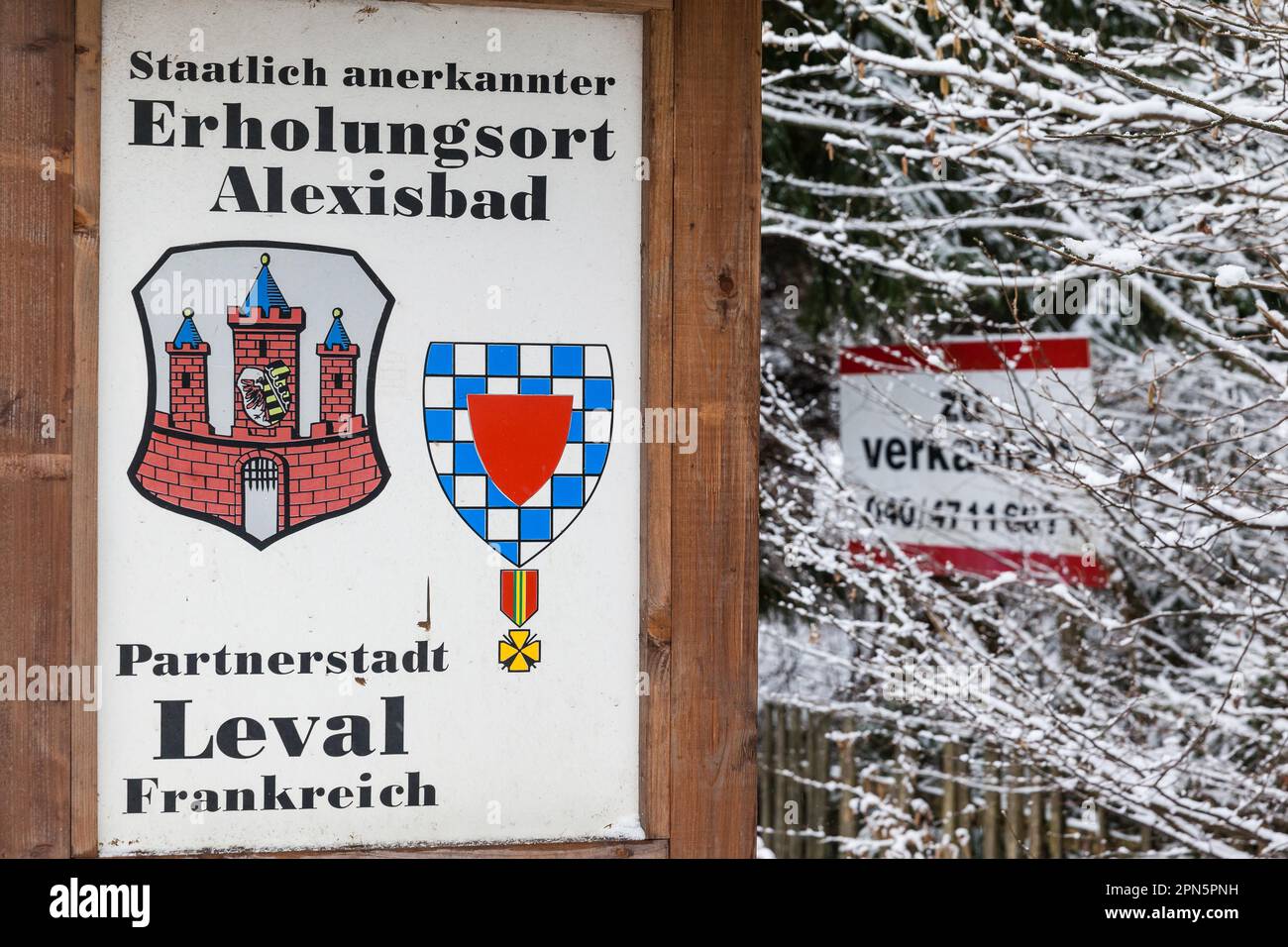 Partnerschaft Alexisbad Leval Stockfoto