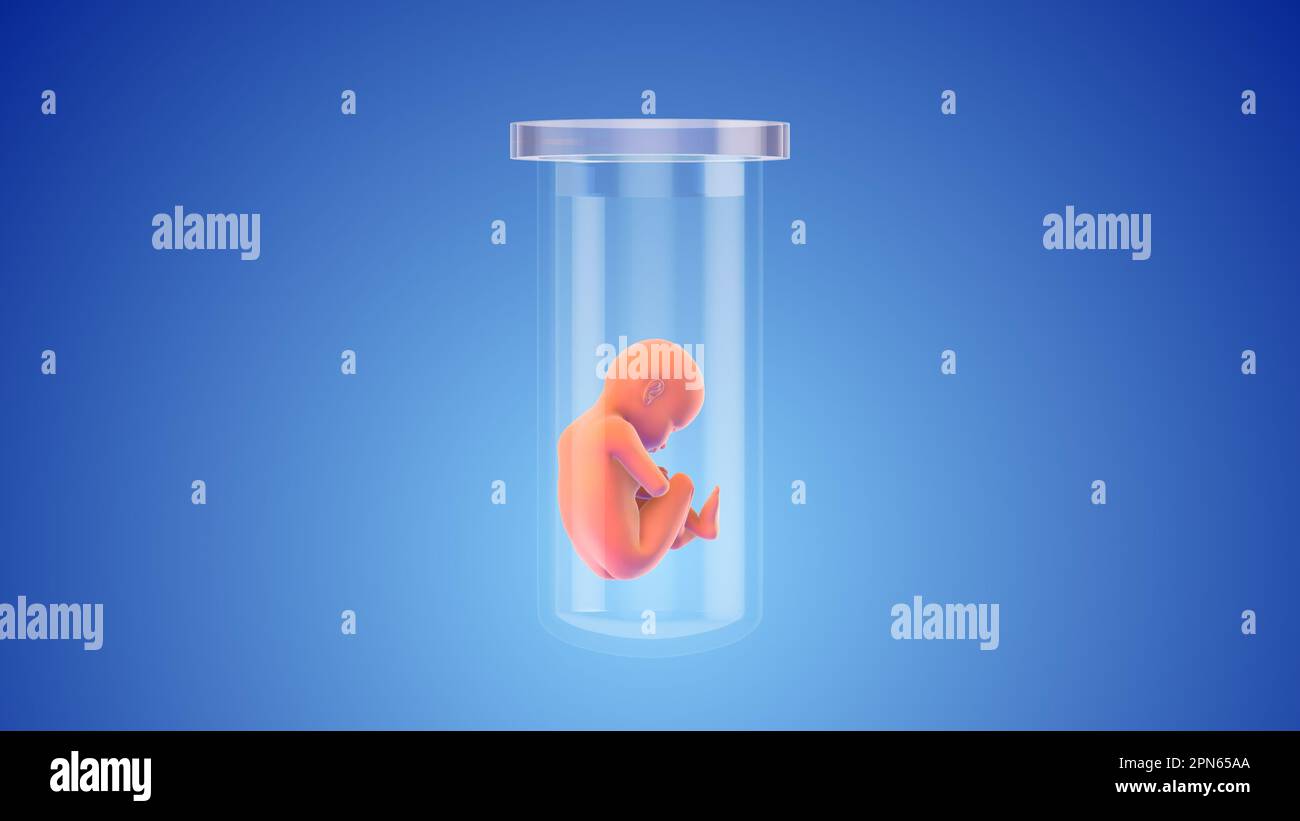 Reagenzglas Baby-vitro-Fertilisation Stockfoto