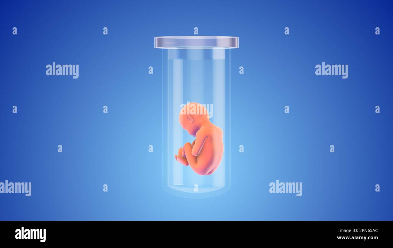 Reagenzglas Baby-vitro-Fertilisation Stockfoto
