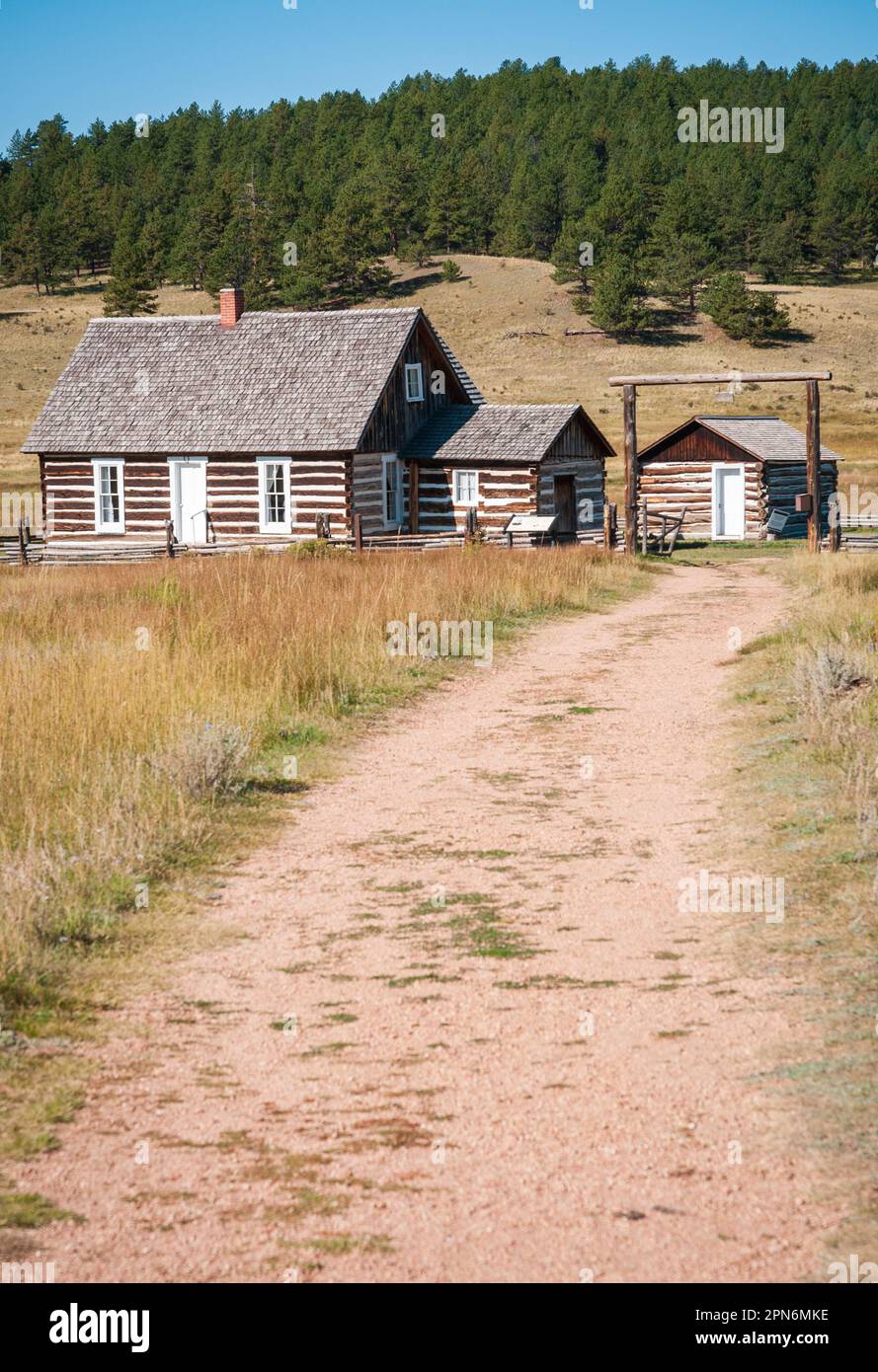 Florissant Fossil Beds National Monument in Colorado Stockfoto