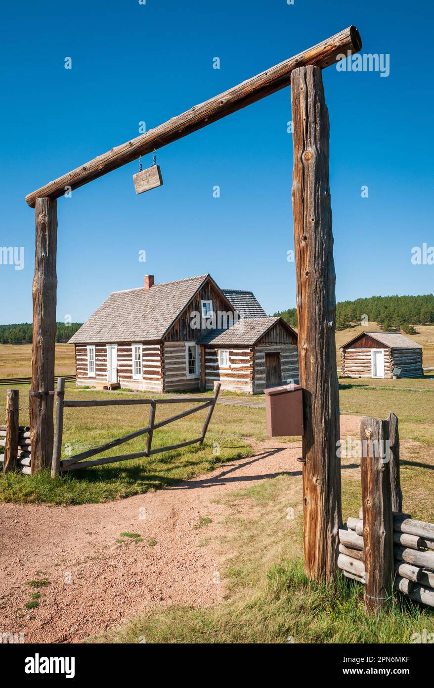 Florissant Fossil Beds National Monument in Colorado Stockfoto