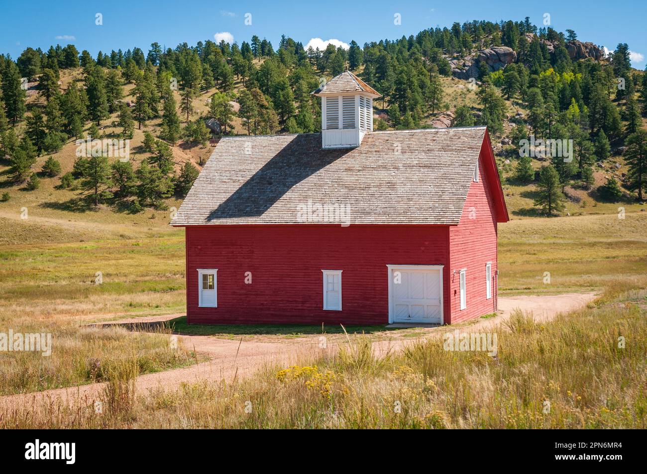 Florissant Fossil Beds National Monument in Colorado Stockfoto