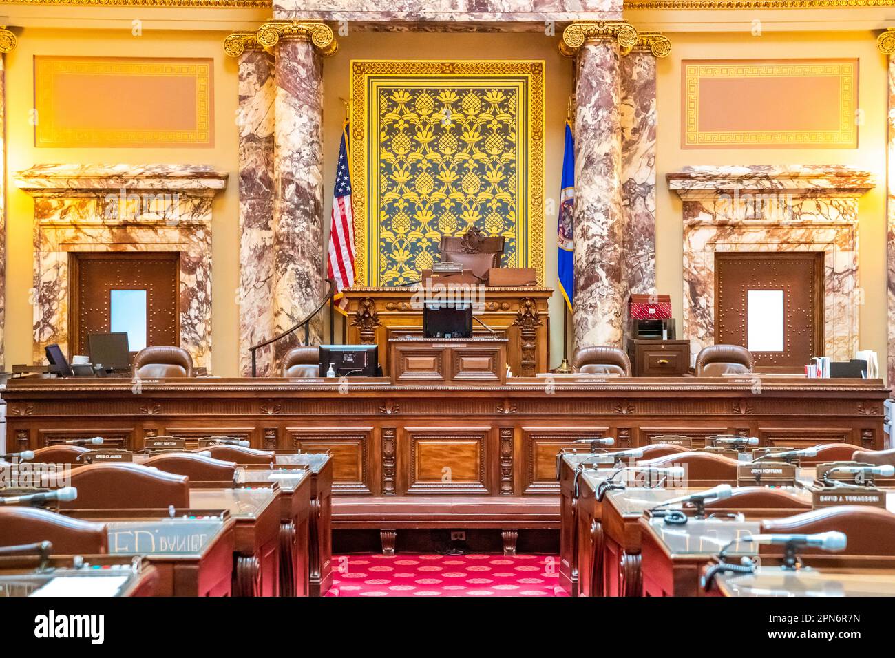 Das Verwaltungszentrum in St. Paul, Minnesota Stockfoto