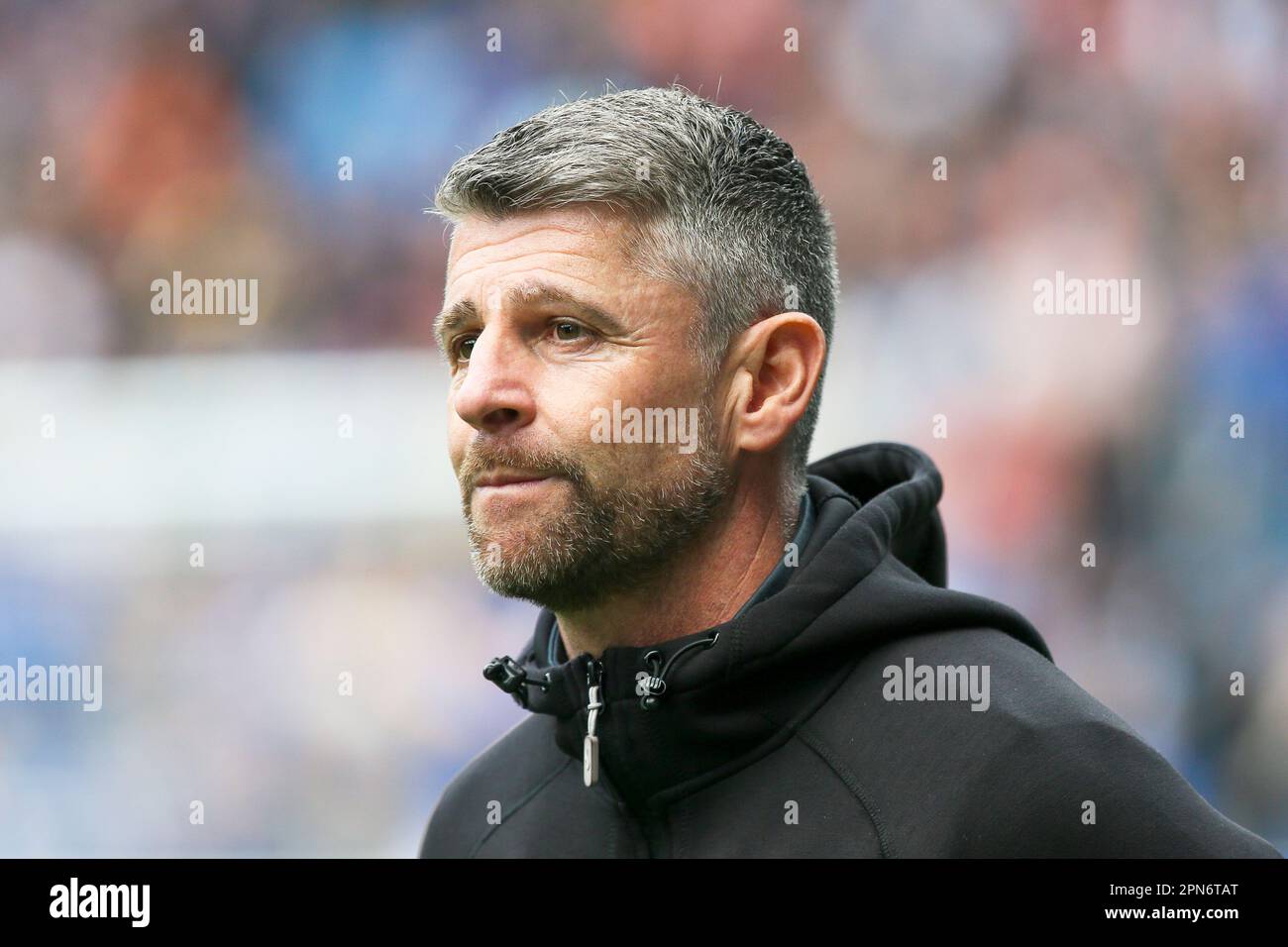 Stephen Robinson, Manager des schottischen Premiership-Teams St. Mirren. Robinson war ein erfolgreicher Fußballspieler und spielte auf internationaler Ebene Stockfoto