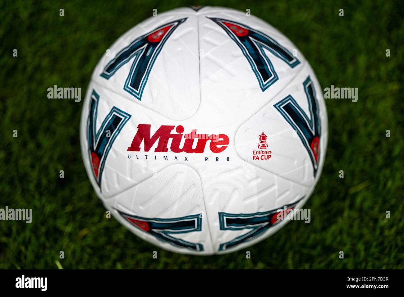 Mitre Pro Delta FA Cup Ball Stockfoto