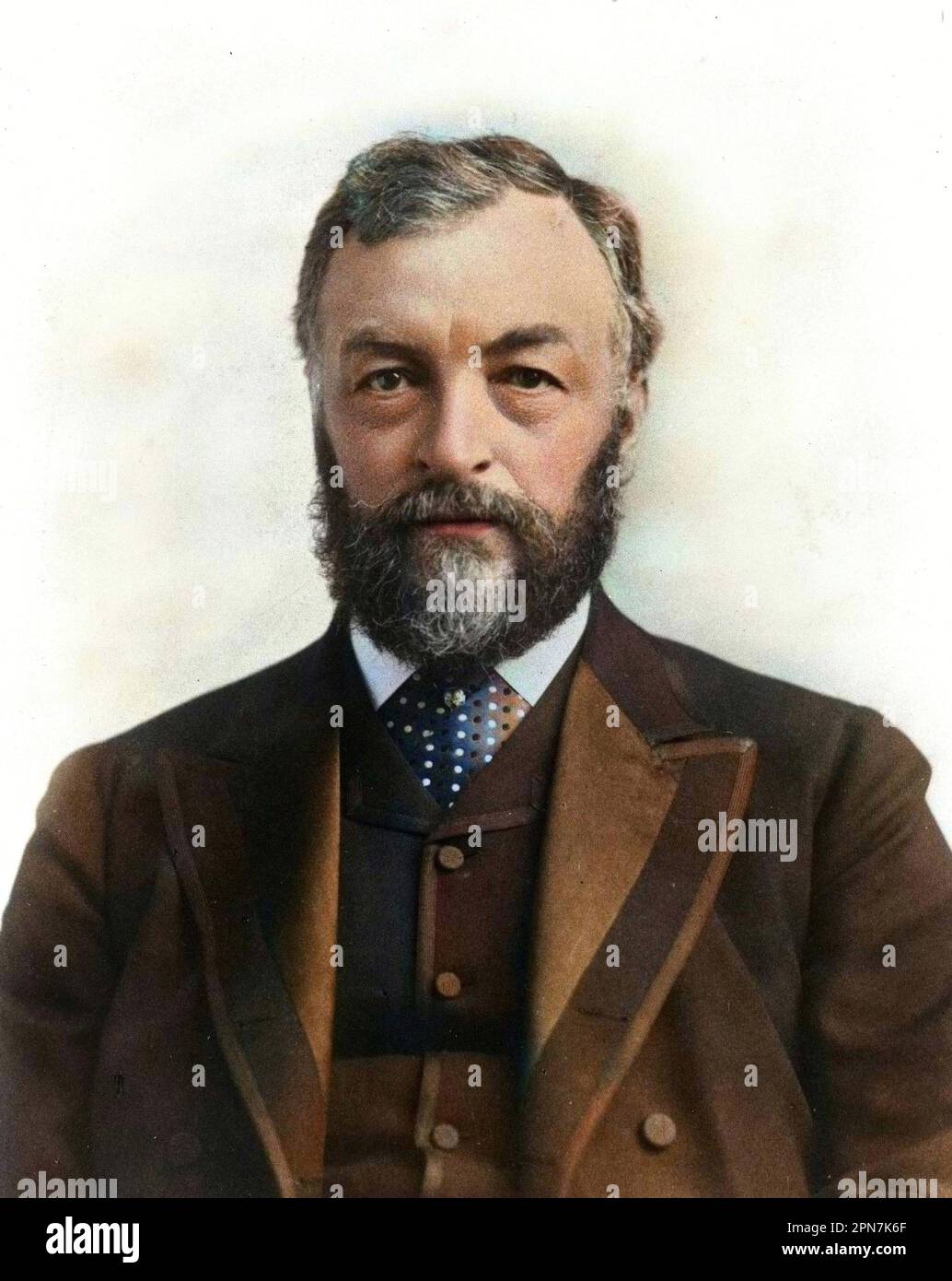 Samuel Pierpomt Langley (1834-1906) amerikanischer Astronome. Stockfoto