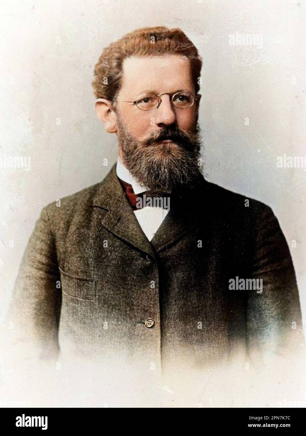 Portrait de Ludwig Knorr (1859-1921) Stockfoto