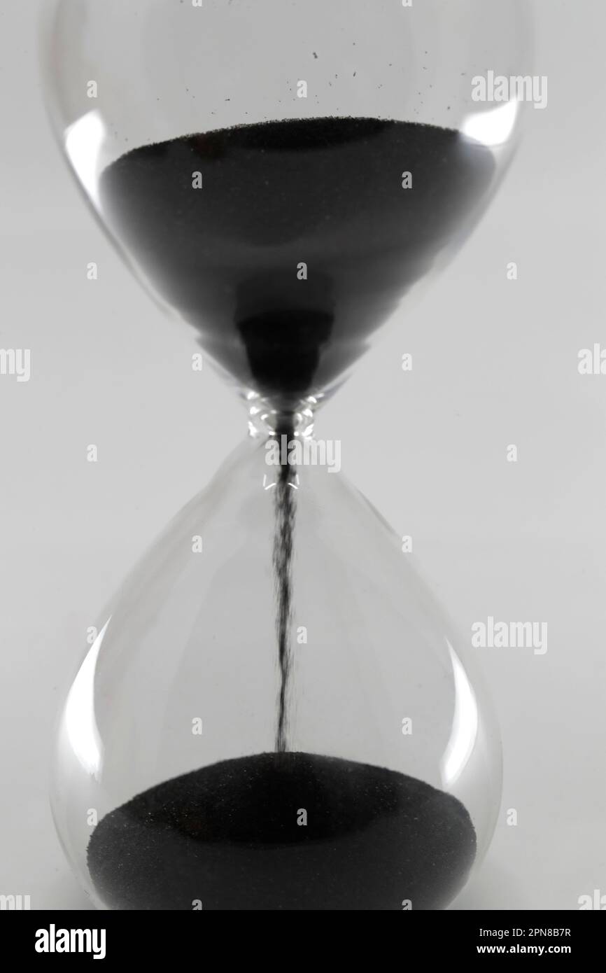 Sanduhr, Die Zeit Läuft Ab. Stockfoto