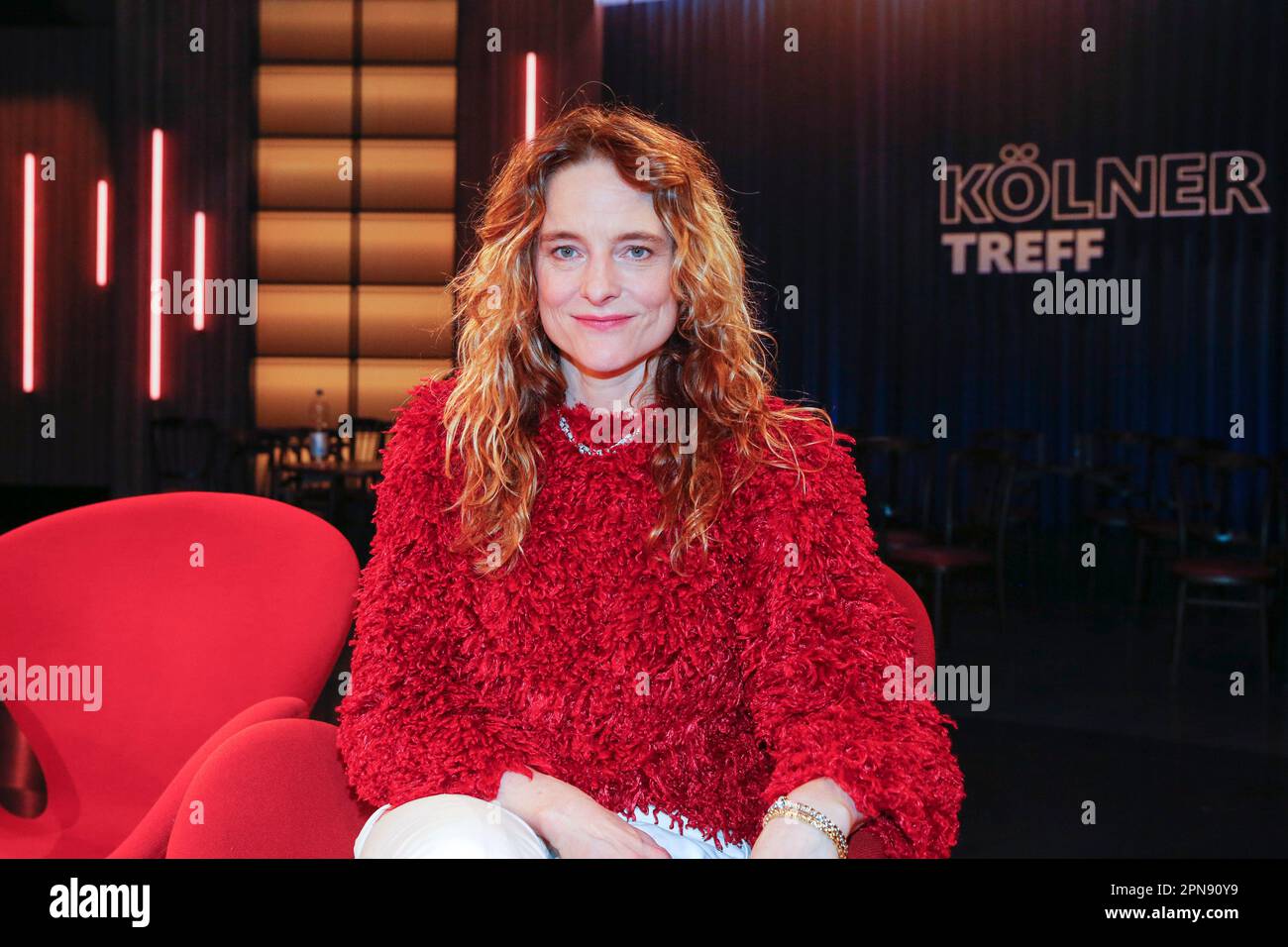 Anne Ratte-Polle bei der Aufzeichnung der WDR-Talkshow „Kölner Treff“ im WDR Studio BS 2. Köln, 09.03.2023 Stockfoto