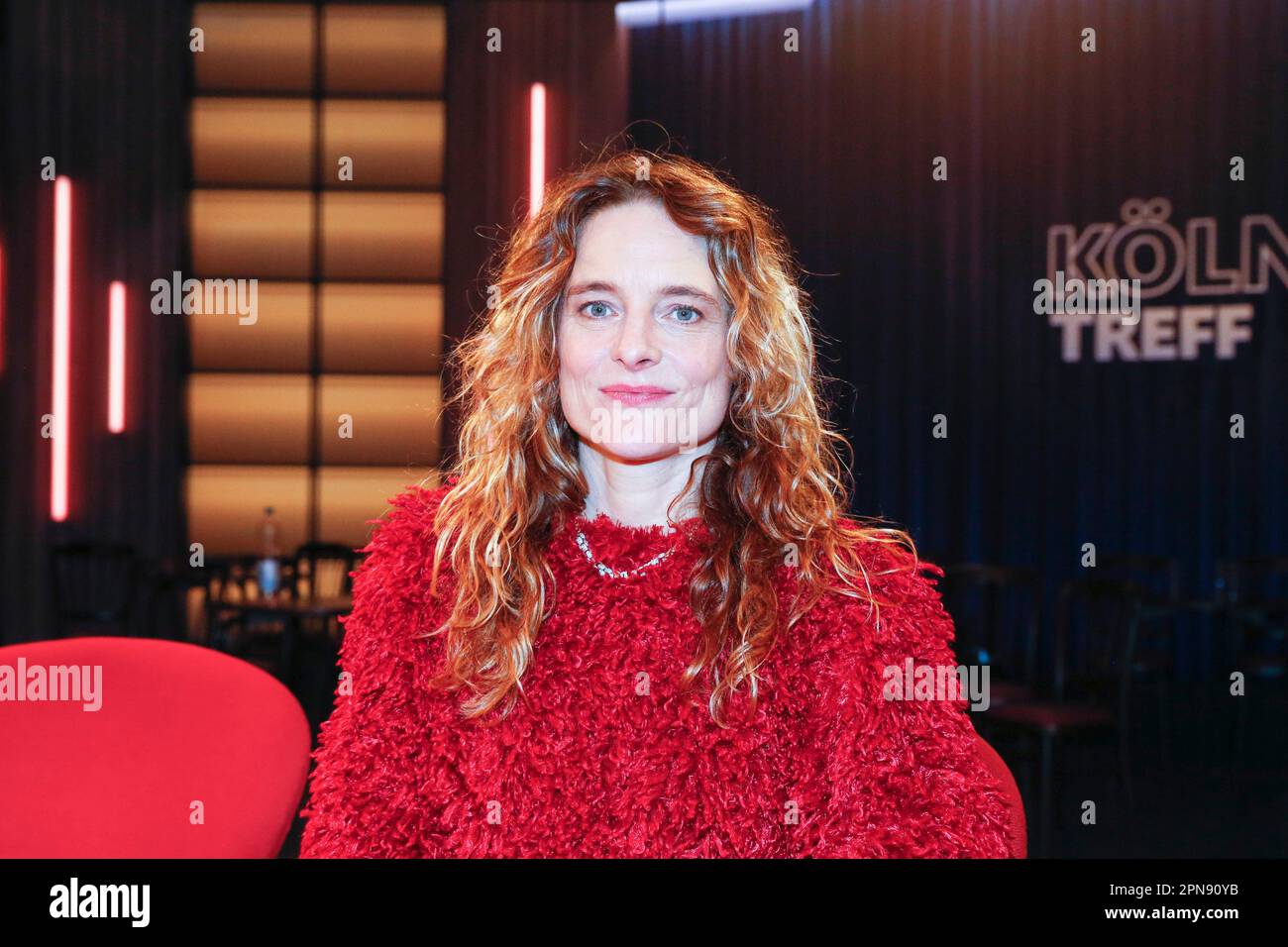 Anne Ratte-Polle bei der Aufzeichnung der WDR-Talkshow „Kölner Treff“ im WDR Studio BS 2. Köln, 09.03.2023 Stockfoto