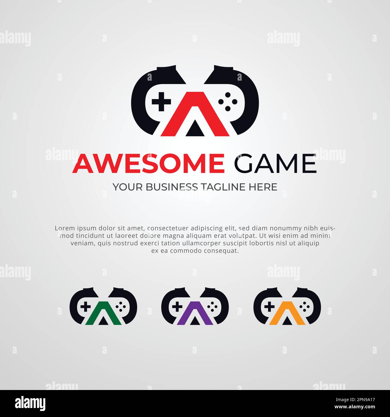 Vorlage Für Logo-Design Von „Great Game Company“ Stock Vektor