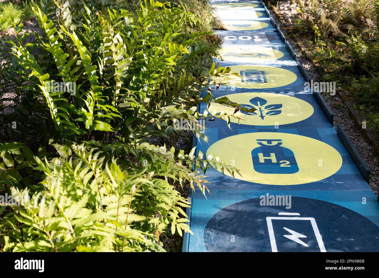 Walk the Talk Energy in Motion, Brera Botanical Garden, Fuorisalone 2023 Stockfoto