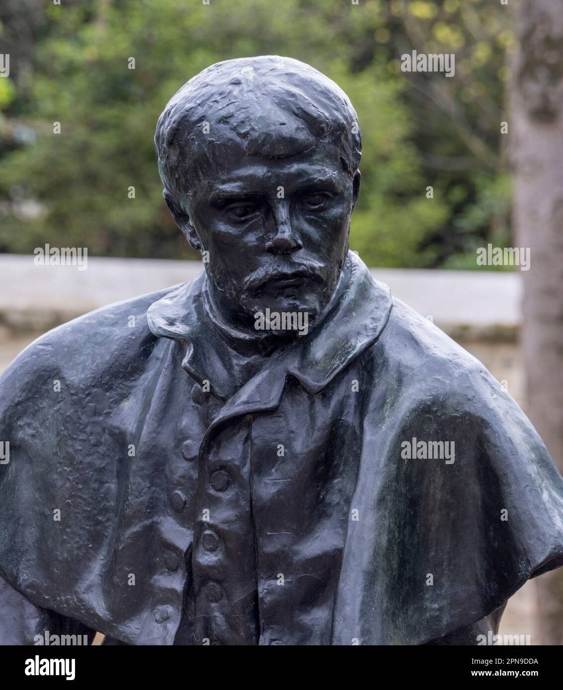 Detail, Jules Bastien-Lepage, Modell 1887-1889; Cast 1988 Auguste Rodin, Rodin Museum, Paris, Frankreich Stockfoto
