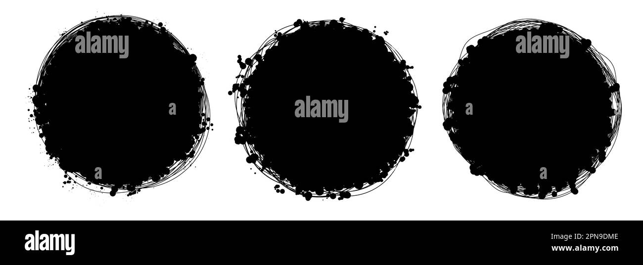 Set mit 40 Klopfformen. Sammlung abstrakter Vektorflecken für Ihr Design. Verschiedene Tropfen in modernem Stil. Stock Vektor