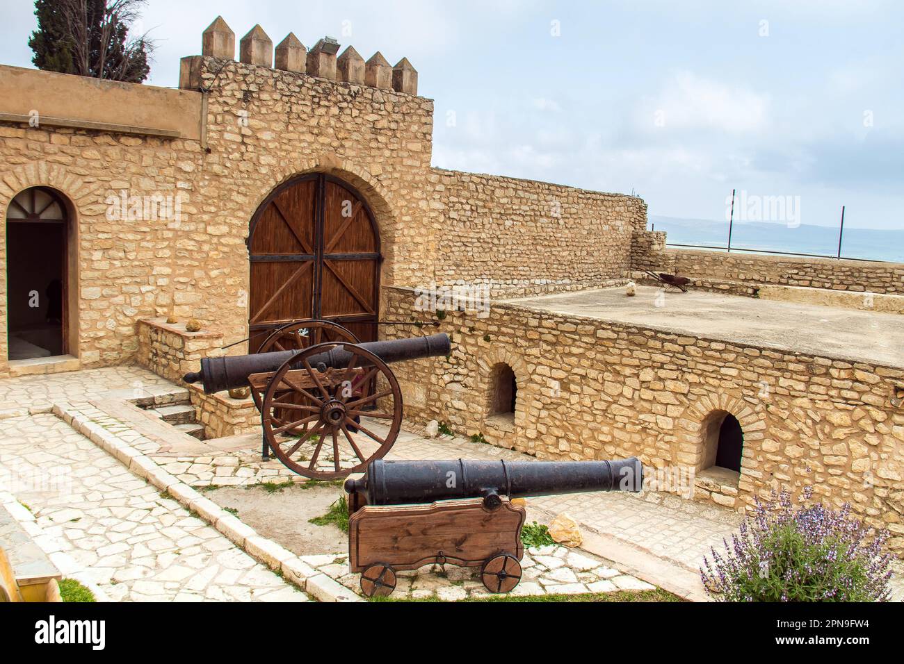 Kasbah von Le Kef: Eine historische osmanische Festung in El Kef, Tunesien. Stockfoto