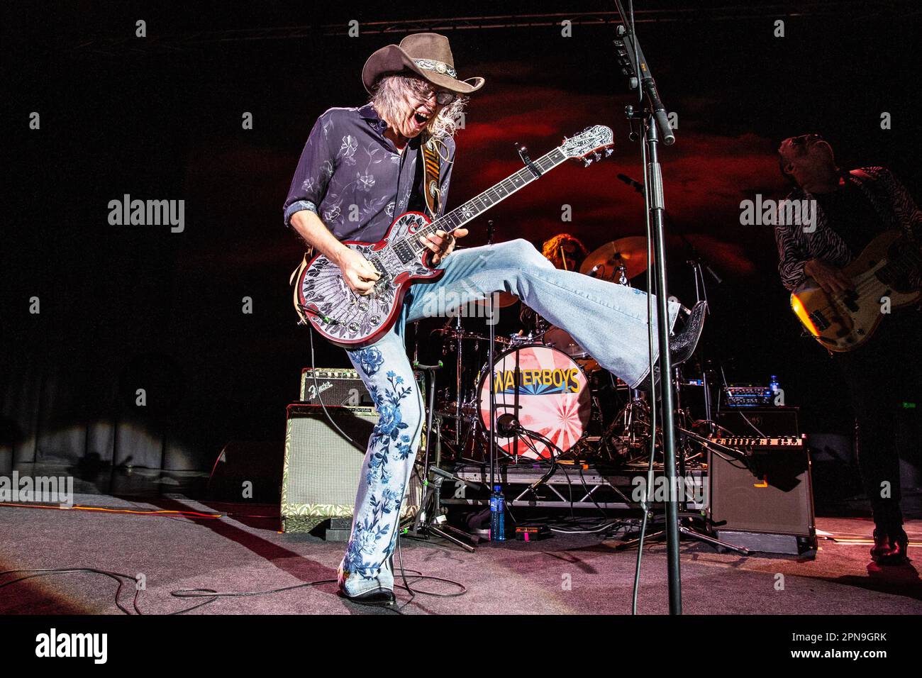 Mike Scott von den Waterboys tritt am 17. April 2023 live in Oslo auf Stockfoto