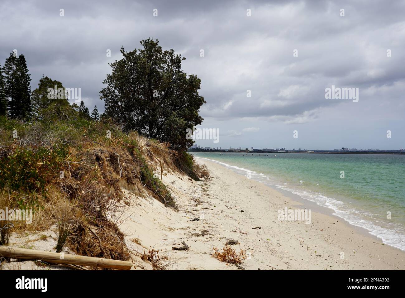 Lady Robinsons Beach in Botany Bay, Sydney. Stockfoto