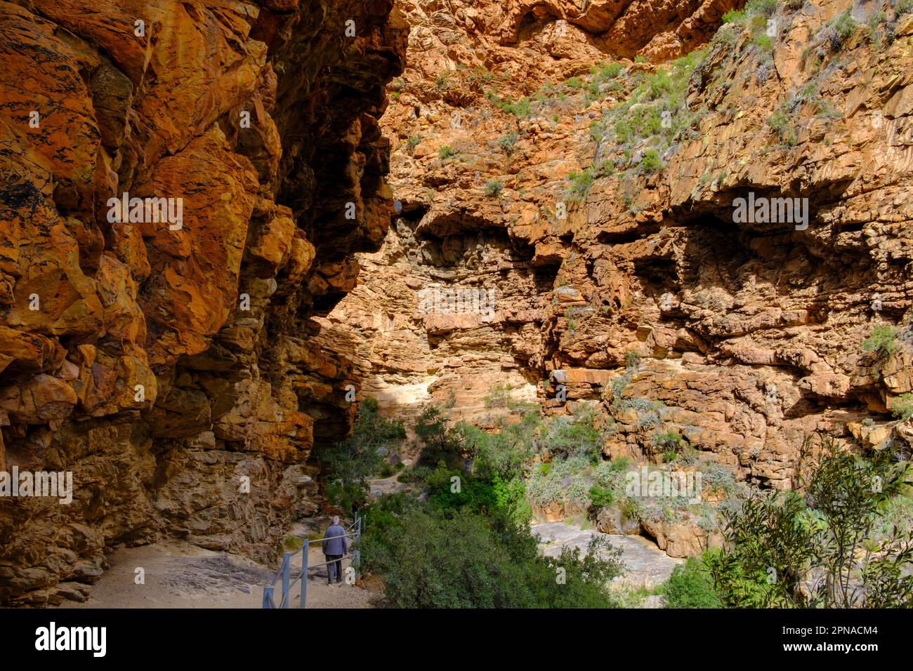 Meiringspoort Wasserfall, Swartberg Berge, Westkap, Südafrika Stockfoto