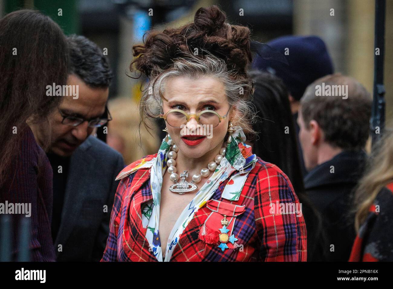 Helena Bonham-Carter, britische Schauspielerin, beim Vivienne Westwood Memorial Service, London, Großbritannien Stockfoto