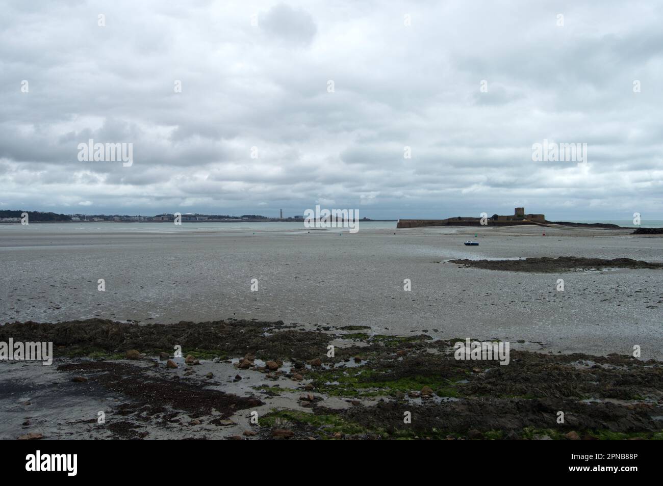 St Aubin Fort, Jersey, Kanalinseln Stockfoto
