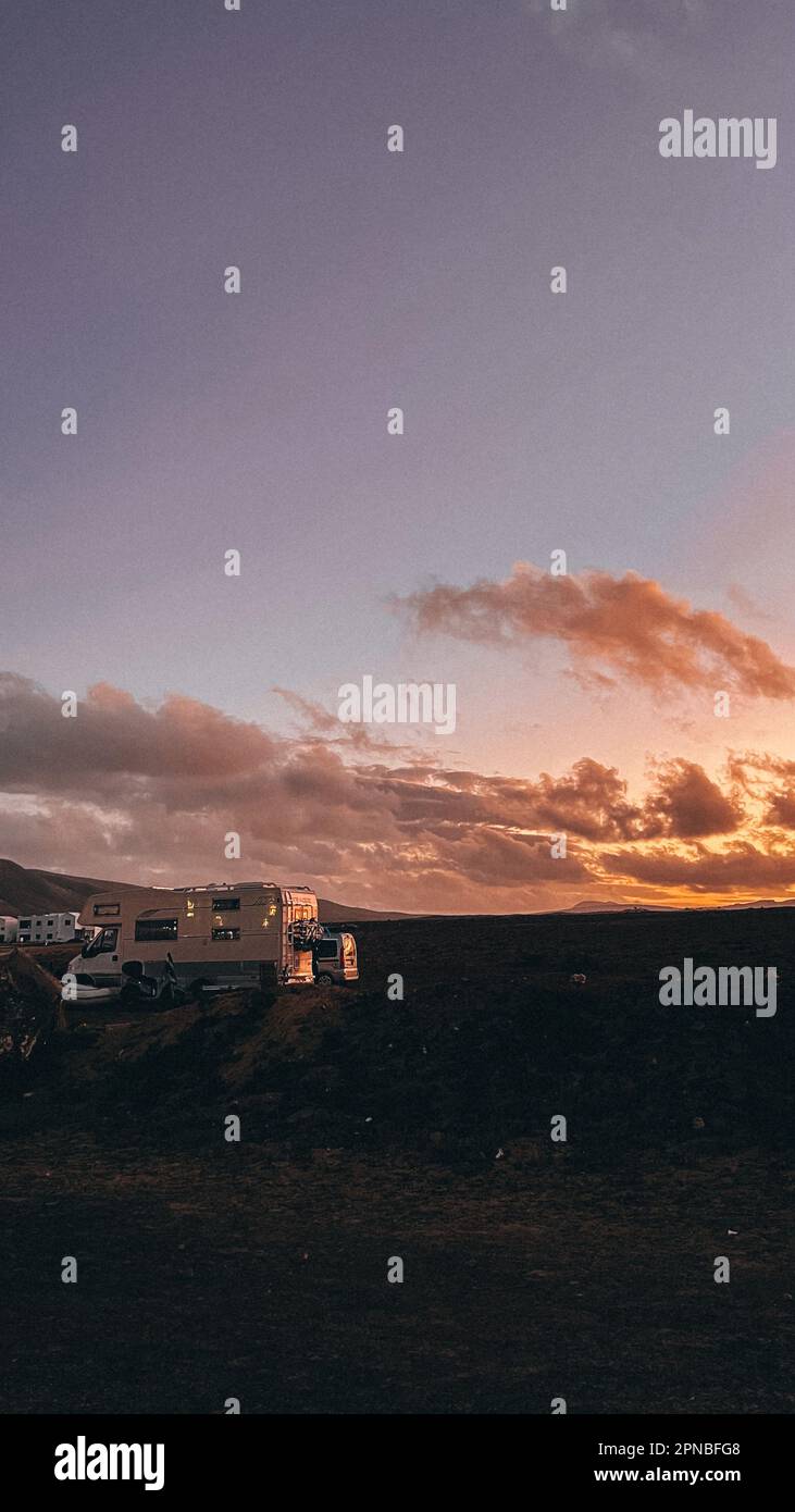 Lanzarote an einem Sommerwochenende Stockfoto