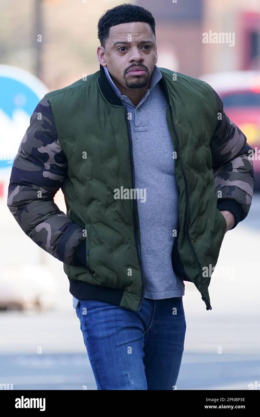 Darren Pritchard kommt am Wolverhampton Crown Court an, wo er angeklagt