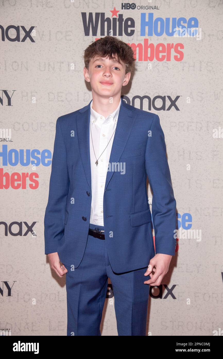 NEW YORK, NEW YORK - 17. APRIL: Tre Ryder nimmt am 92. 17. April 2023 in New York City an der New Yorker Premiere „White House Plumbers“ von HBO Teil. Stockfoto