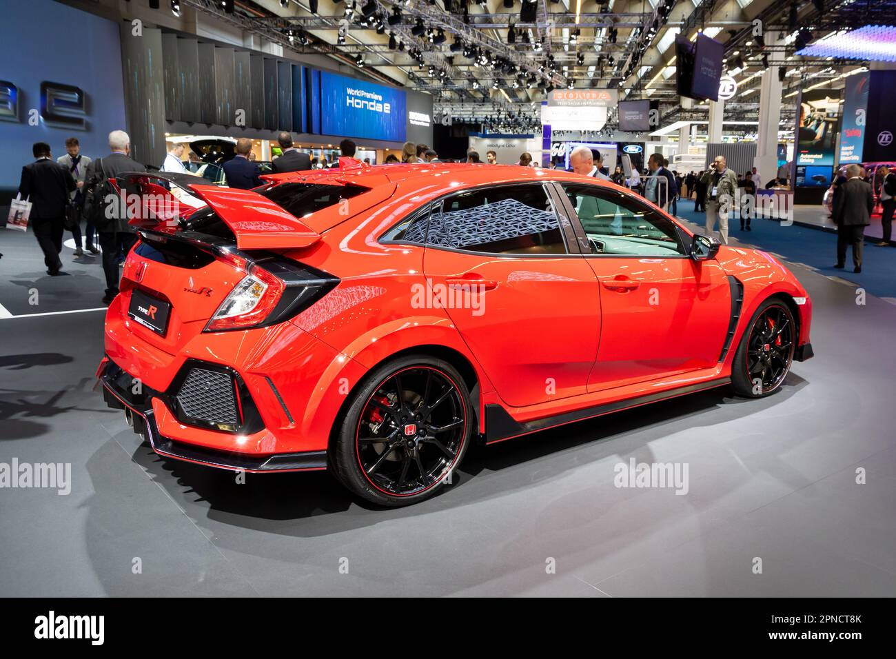 Honda Civic Type-R Sportwagen auf der IAA in Frankfurt. Deutschland - 10. September 2019 Stockfoto