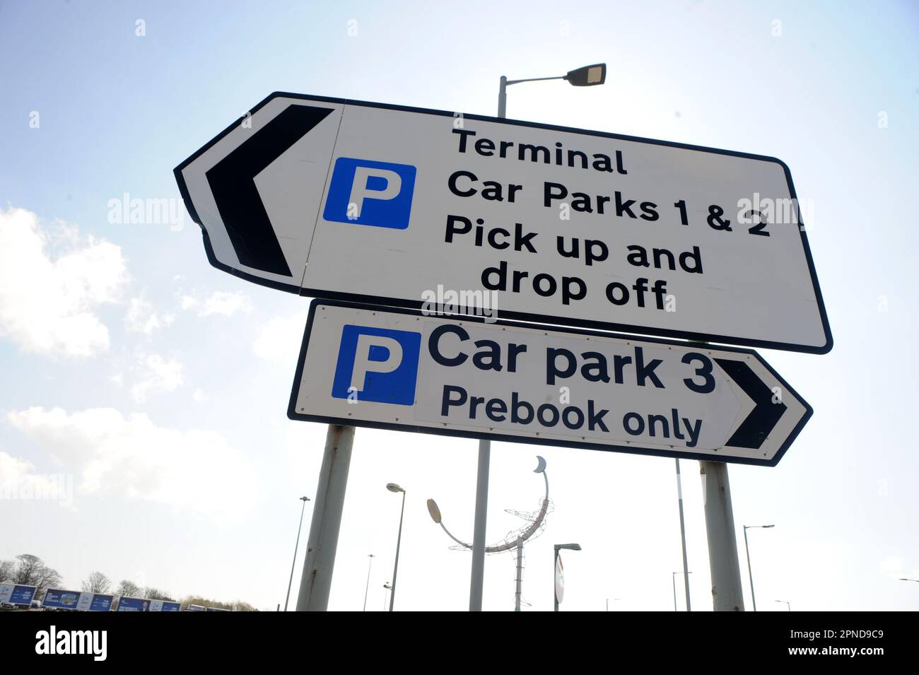 Flughafen Glasgow Prestwick, 18/04/23. Stockfoto