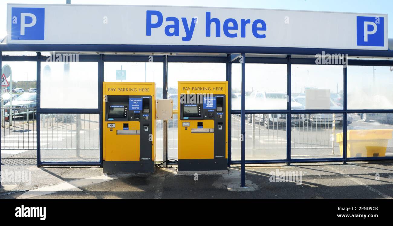 Flughafen Glasgow Prestwick, 18/04/23. Stockfoto