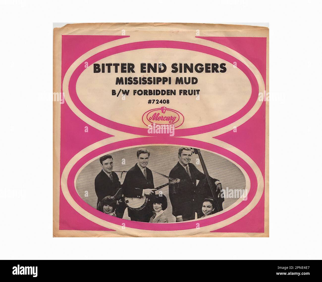 Bitter End Sänger - 1965 03 A - Vintage 45 U/MIN Music Vinyl Record Stockfoto
