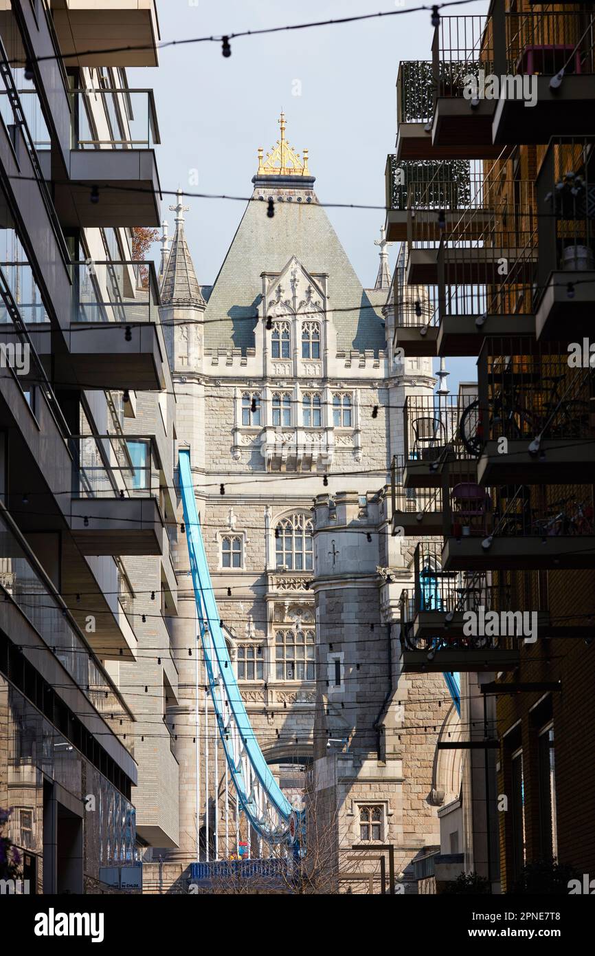 London Tower Bridge, Southwark, London, Vereinigtes Königreich. Stockfoto