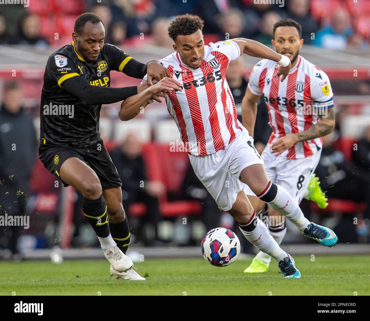 18. April 2023; bet365 Stadium, Stoke, Staffordshire, England; EFL
