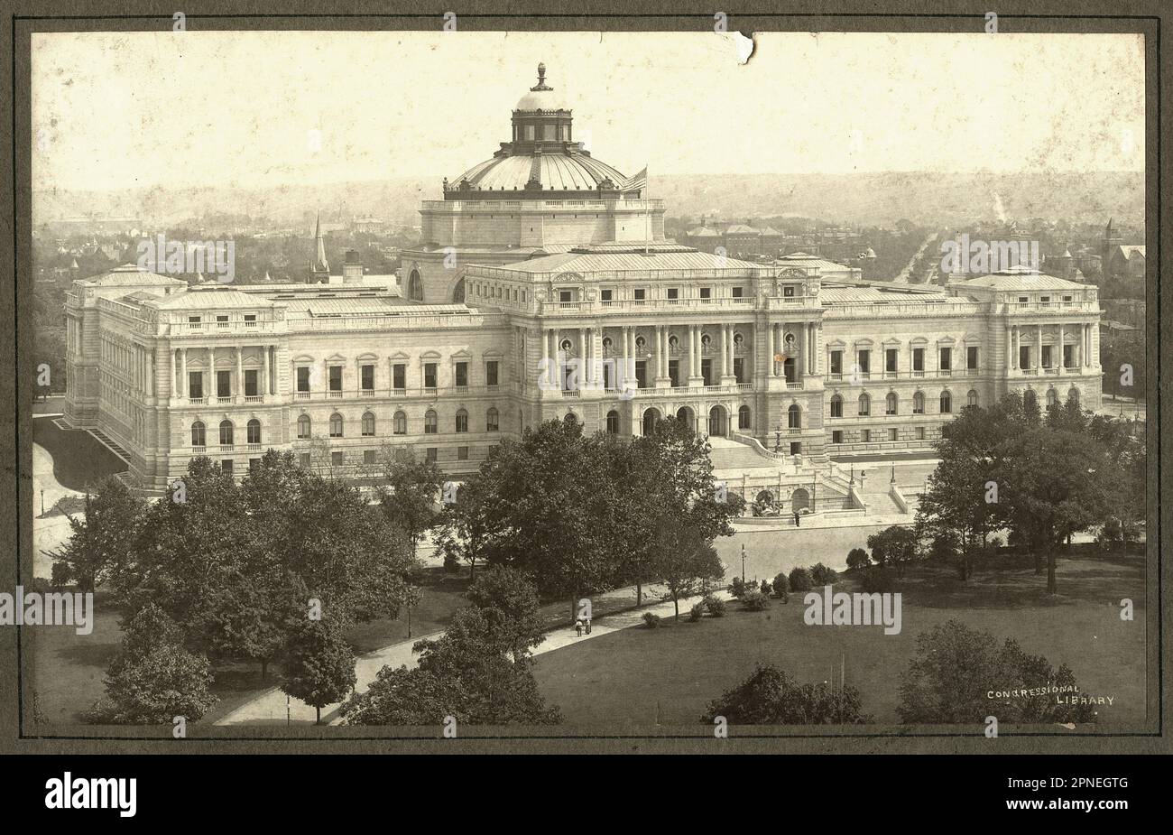 The Library of Congress, Washington, D.C., von Levin C. Handy, Ca 1896 Stockfoto