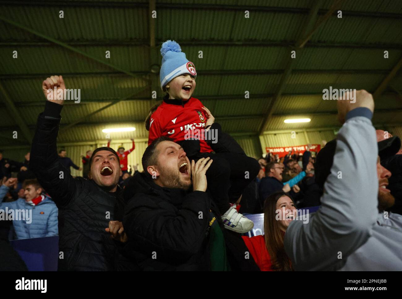 Fußball National League Wrexham V Yeovil Town Rennbahn, Wrexham, Großbritannien 18