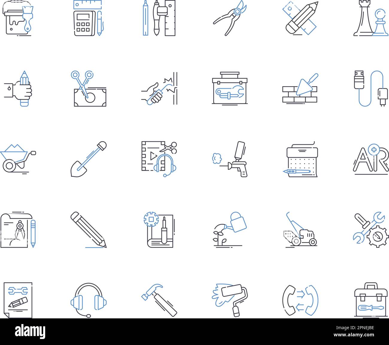 Icons-Kollektion für ökologische Nachhaltigkeit. Grün, Erneuerbar, Kompostierung, Recycling, Konservierung, Umweltfreundlich, Biodiversitätsvektor und Stock Vektor