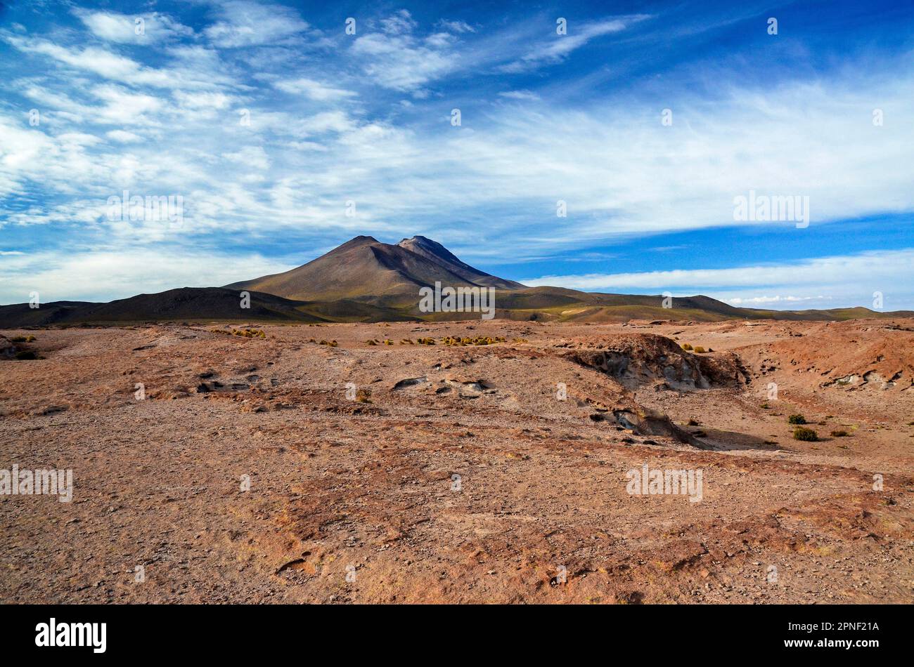 Wüstenlandschaft, Bolivien, San Juan Stockfoto