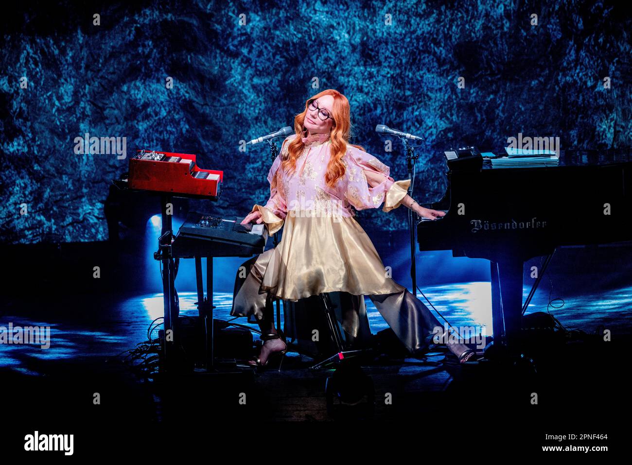 Italien 13. April 2023 Tori Amos - Ocean to Ocean Tour - live im Teatro degli Arcimboldi in Mailand © Andrea Ripamonti / Alamy Stockfoto