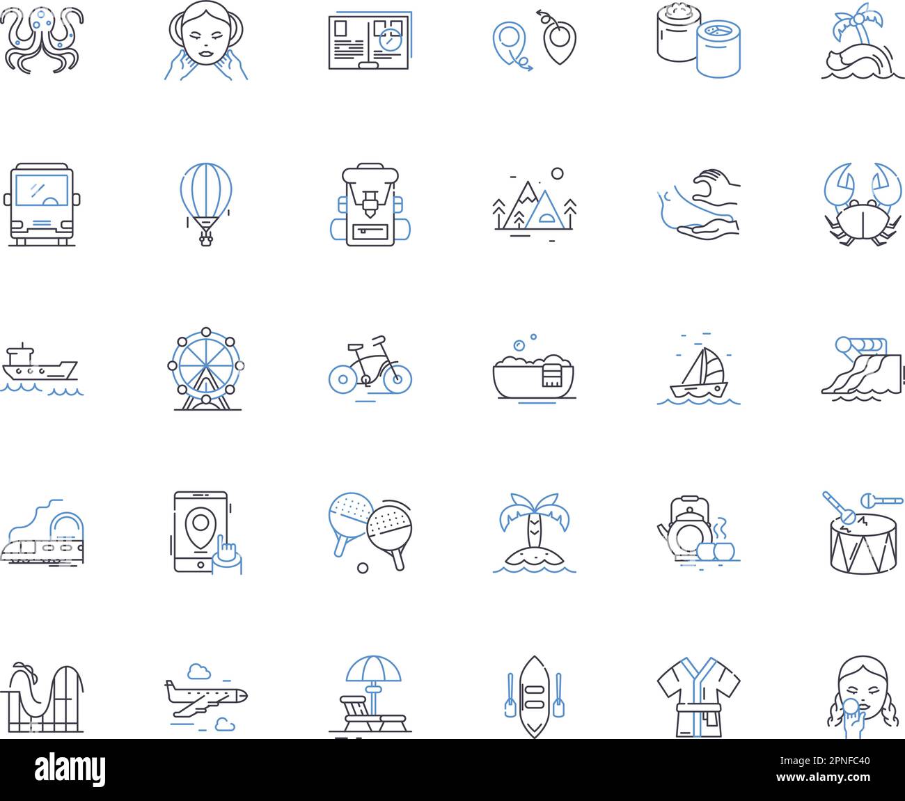 Asiatische Icons-Kollektion für Lebenszeichen. Zen, Fengshui, Meditation, Yoga, Wabi-sabi, Harmonie, Verbindungsvektor und lineare Darstellung. Respekt Stock Vektor