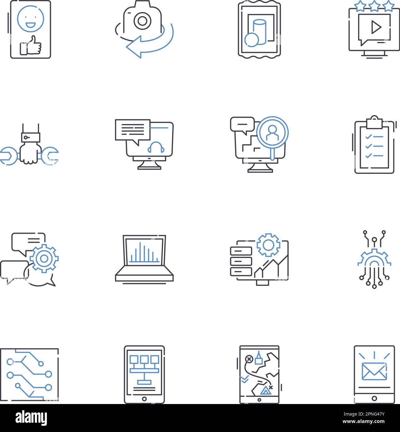 K-Symbolsammlung für nächstgelegene Nachbarlinien. Algorithmus, Klassifizierung, Distanz, Euklidisch, Maschinelles Lernen, Nachbarn, Regressionsvektor und linear Stock Vektor