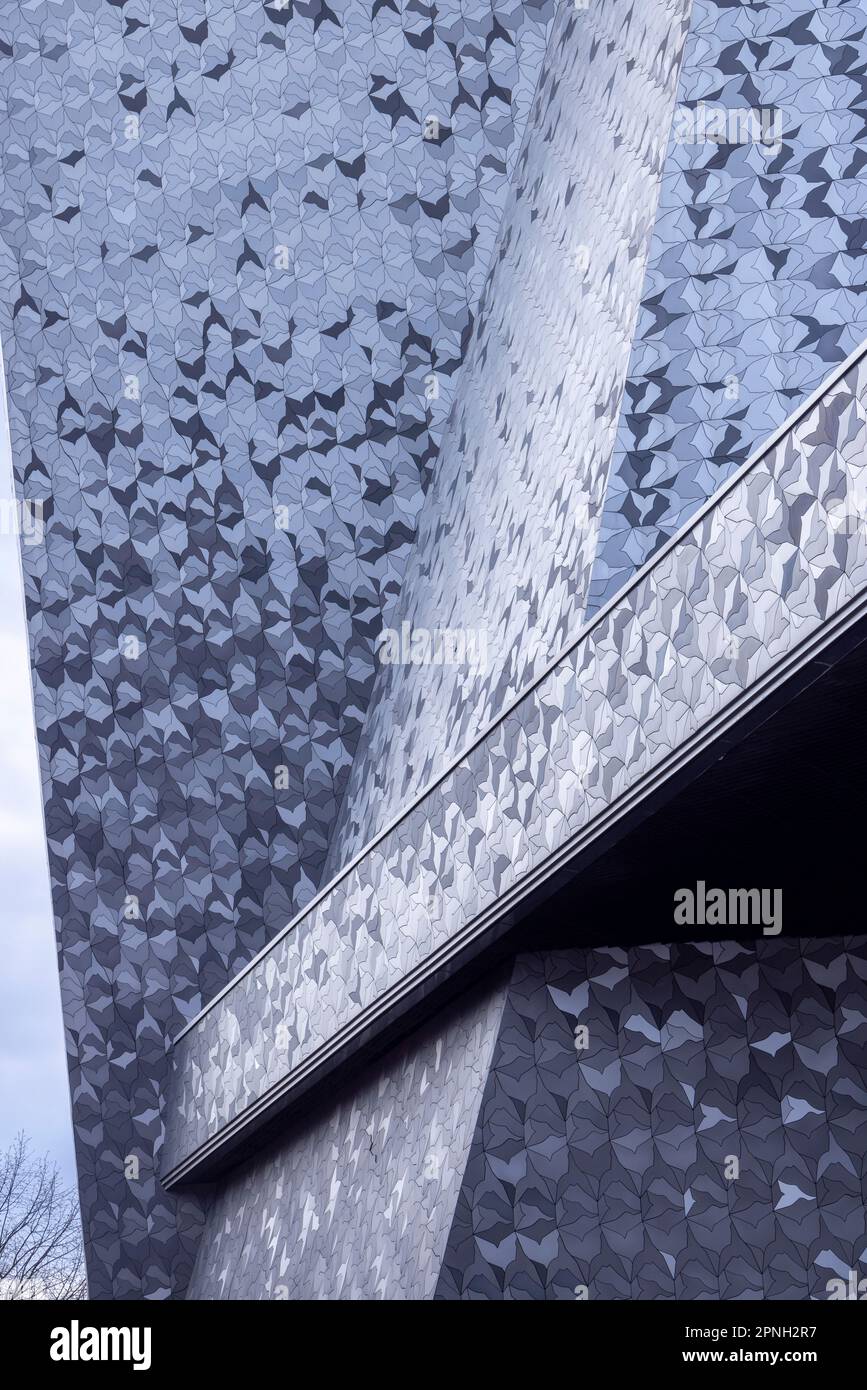 Die Philharmonie de Paris Konzerthalle von Jean Nouvel, 2015, Paris, Frankreich Stockfoto