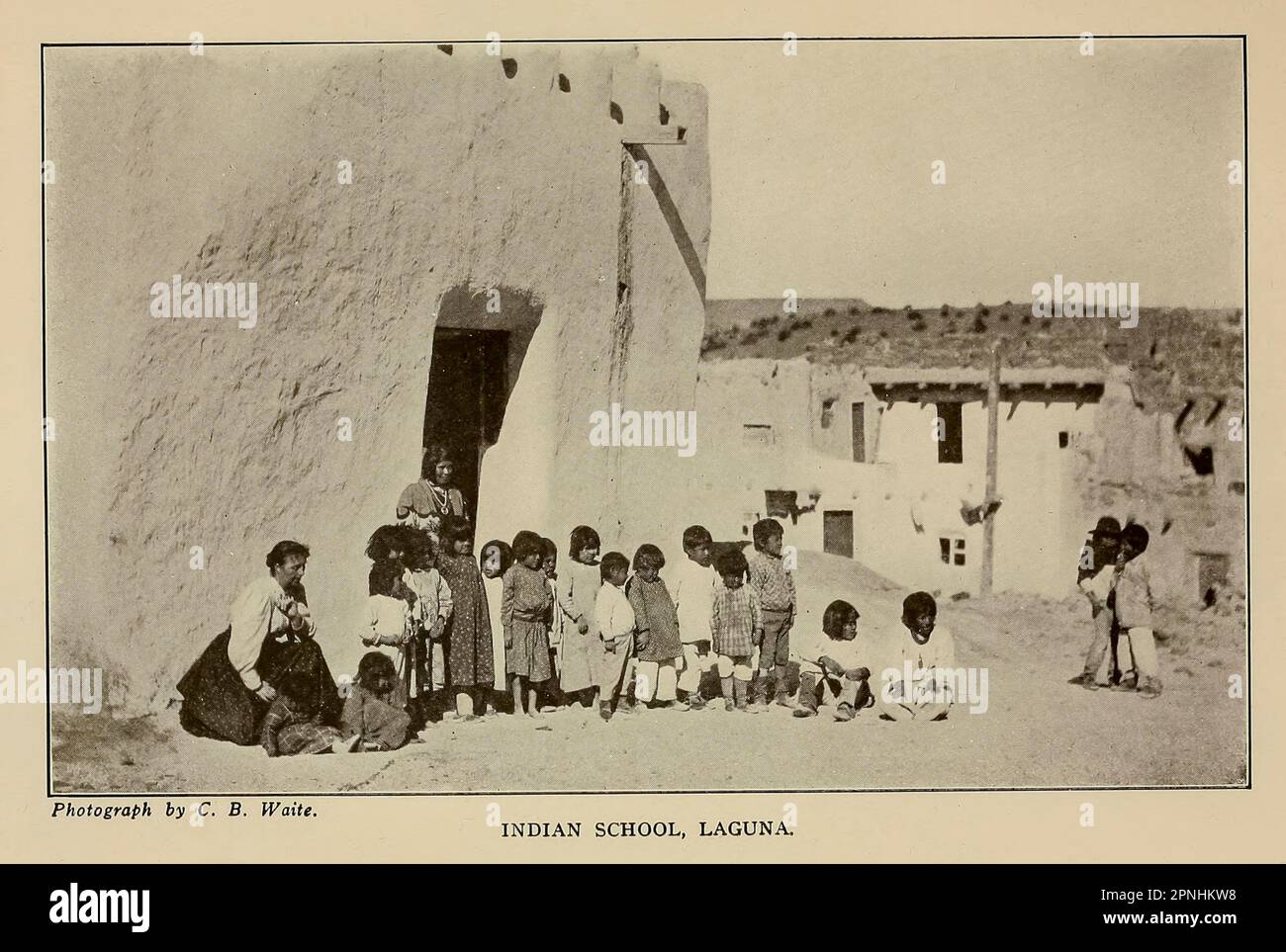 Indian School, Laguna aus dem Buch „ New Mexico, the Land of the