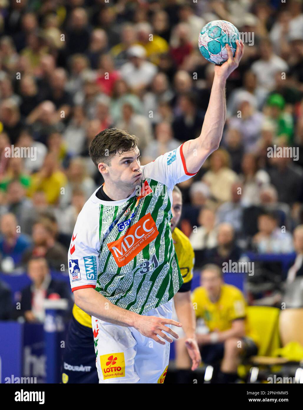 Kay SMITS (MD) Action, final, RheinNeckar Loewen (RNL) vs SC Magdeburg
