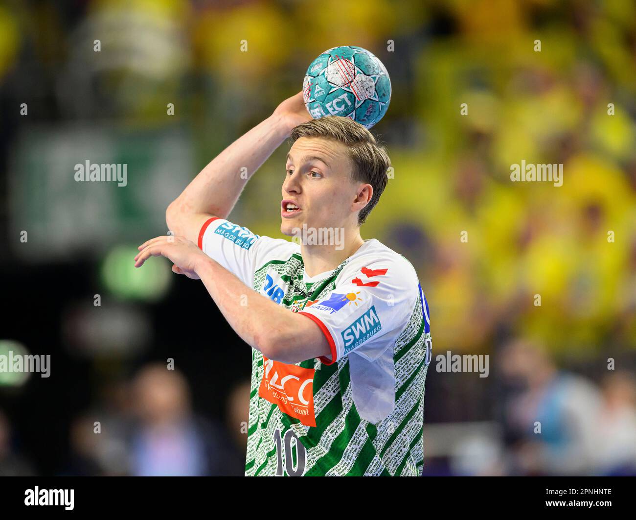 Gisli KRISTJANSSON (MD) Action, final, RheinNeckar Loewen (RNL) vs. SC
