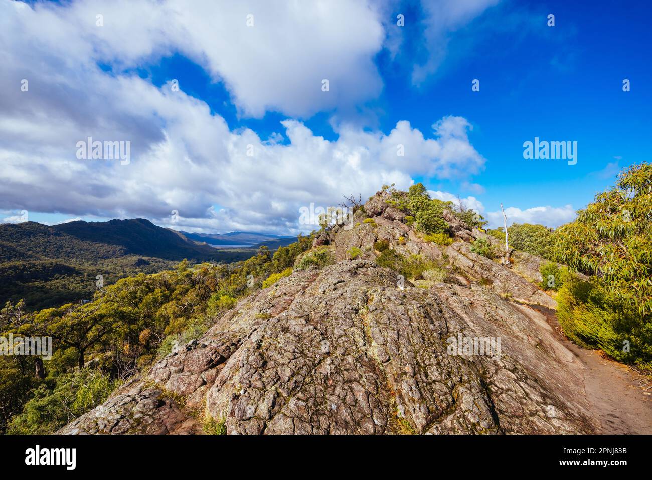 Chatauqua Peak Trail Grampians Australien Stockfoto