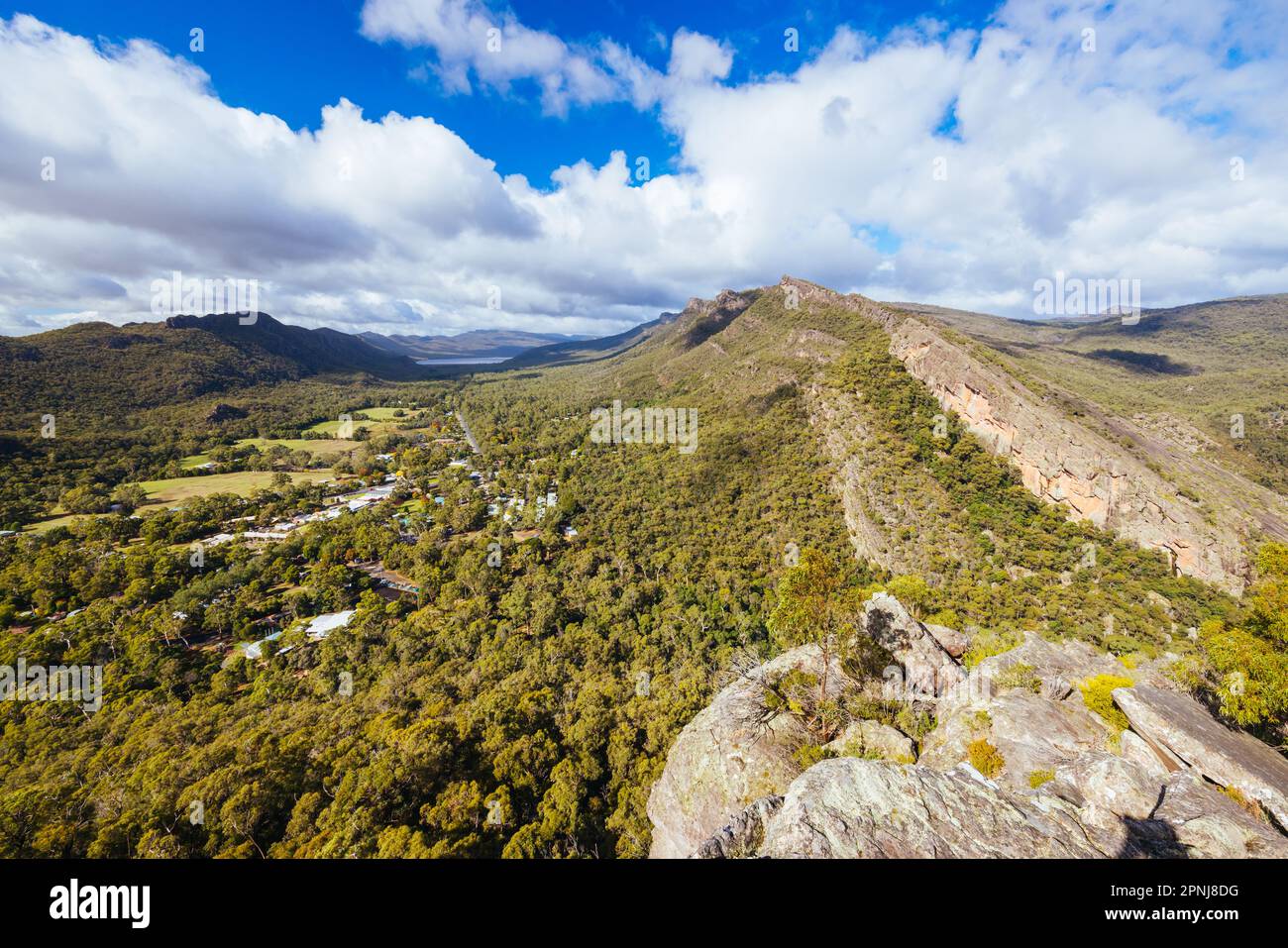 Chatauqua Peak Trail Grampians Australien Stockfoto